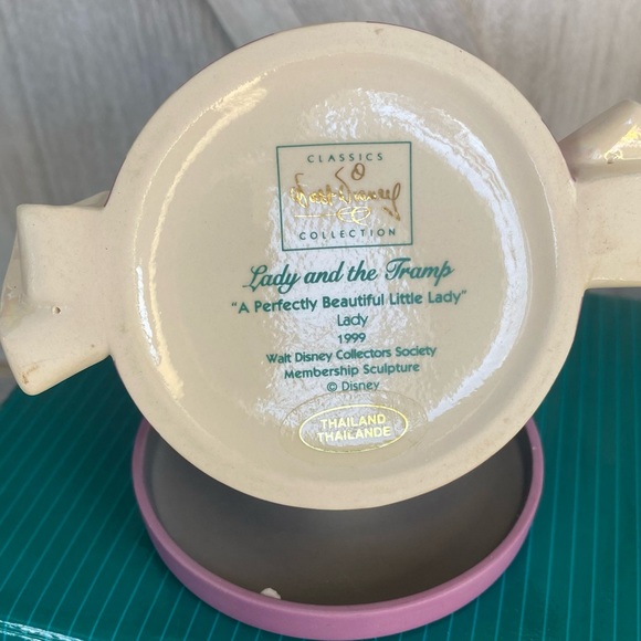 DISNEY FIGURINE LADY AND THE TRAMP "LADY" 4” Pristine ORIGINAL 1999 - Picture 10 of 10